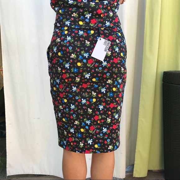 Love Moschino floral print pencil skirt - Picture 2 of 8